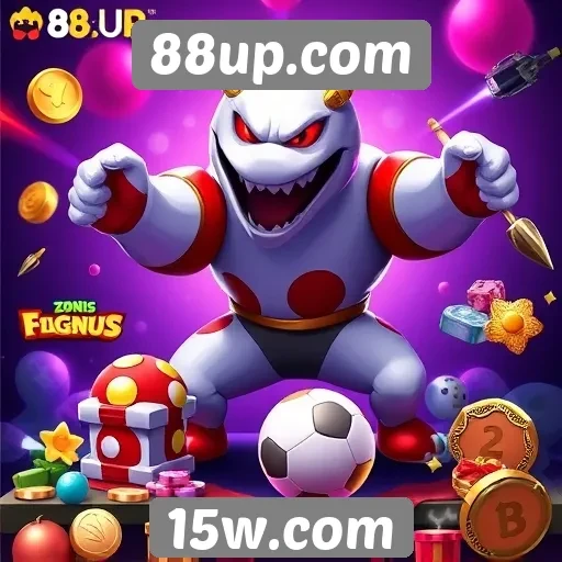 A variedade de jogos disponíveis no 88up.com